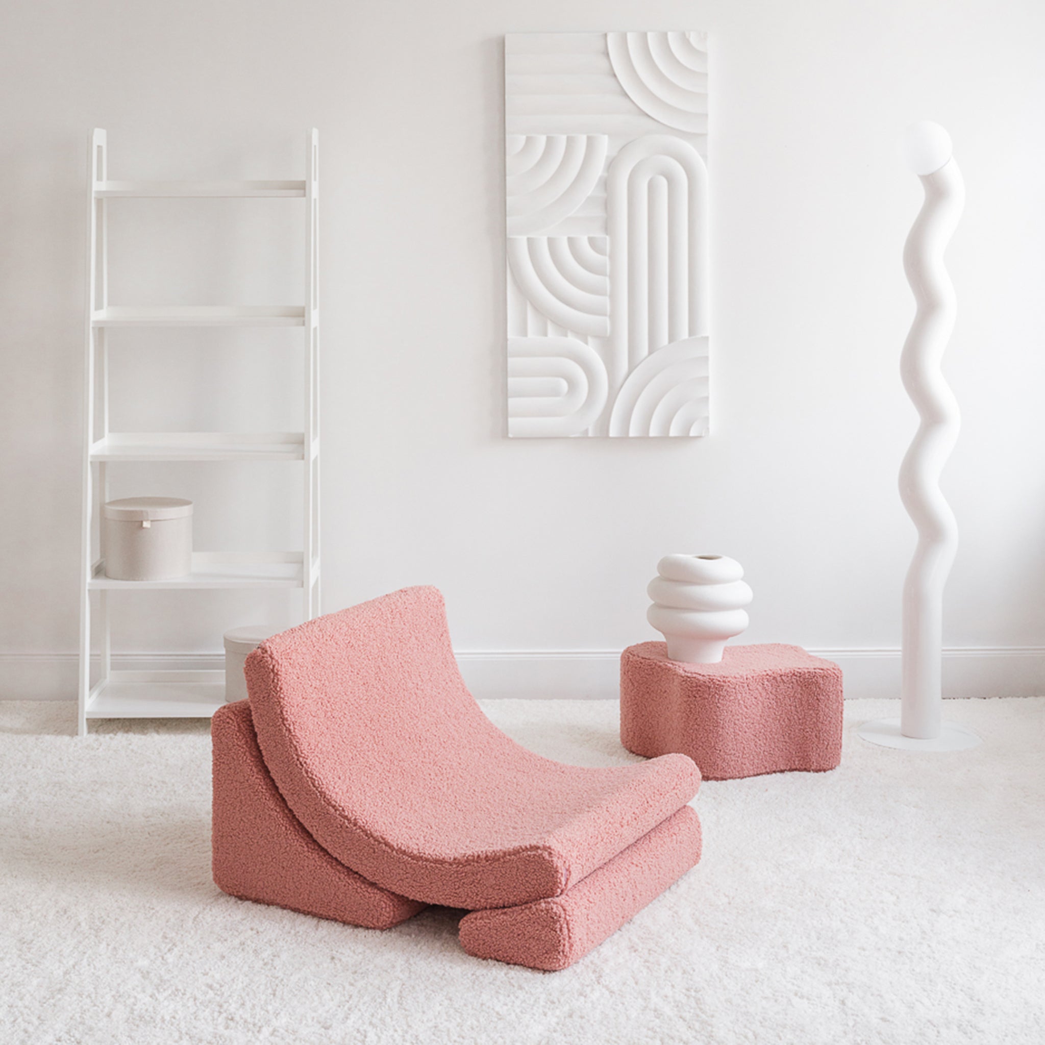 Guava Pink Moon Chair