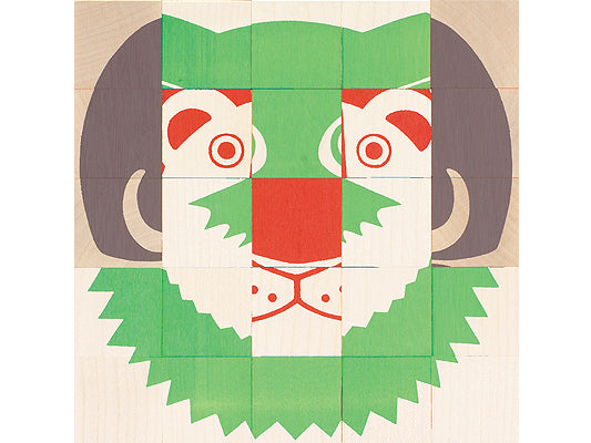 Naef wooden building game animal puzzle