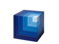 Naef cubes en bois Cella bleu