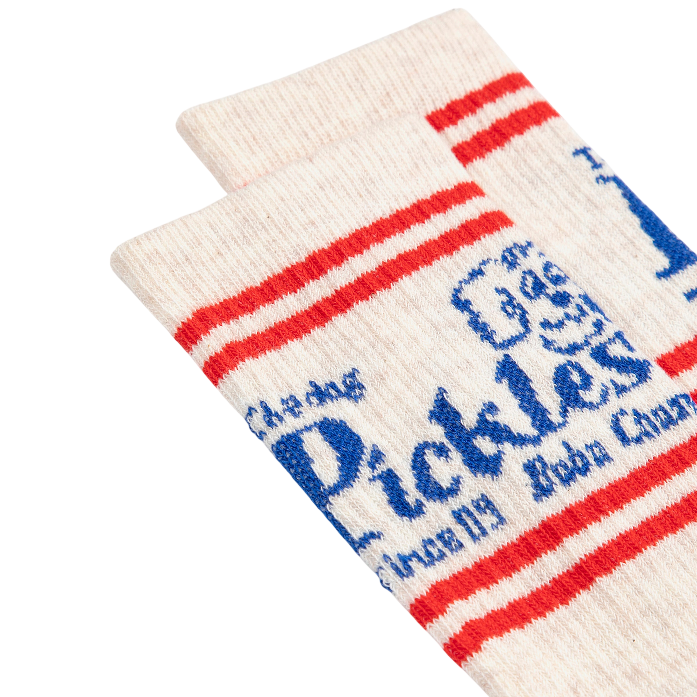 Chaussettes Pickles The Dog blanc cassé