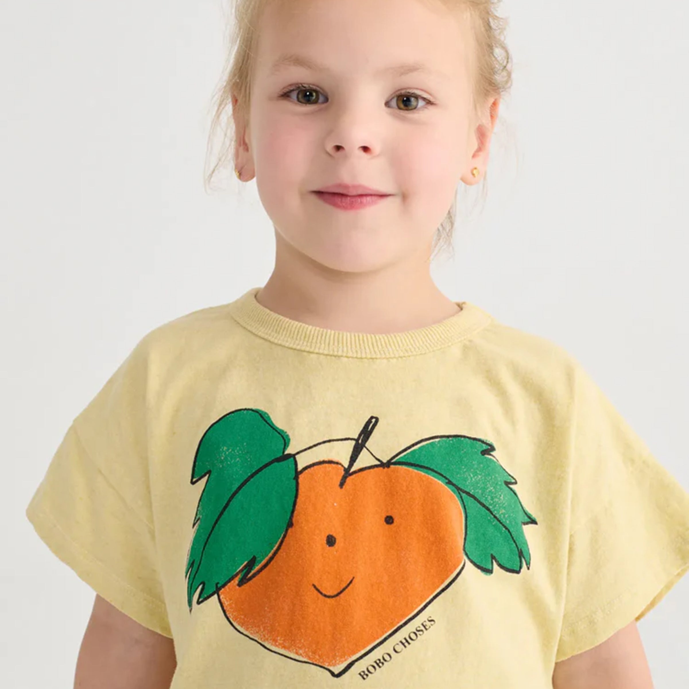 T-shirt Tangerine Yellow