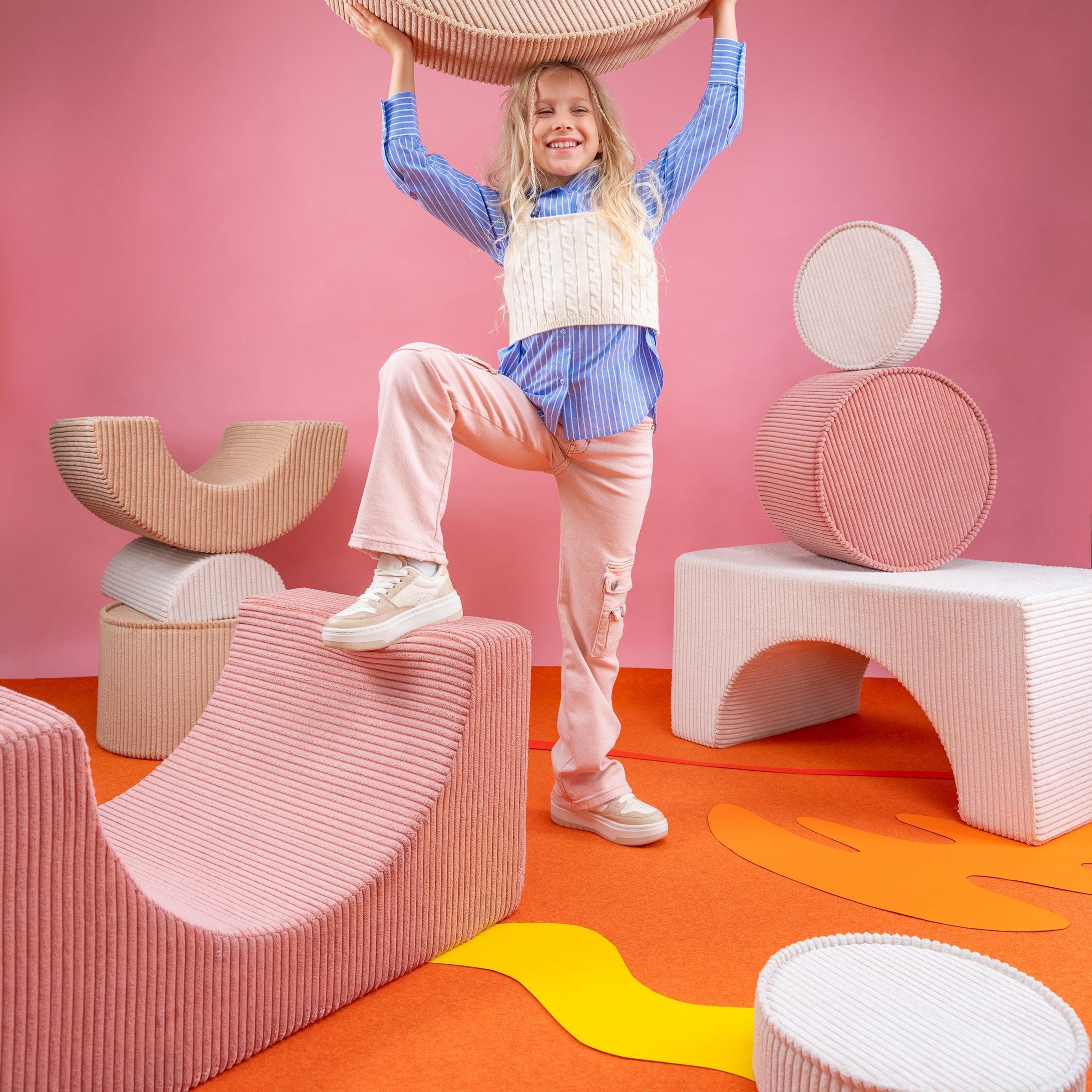 Wigiwama Spielset Rainbow Pink Mousse