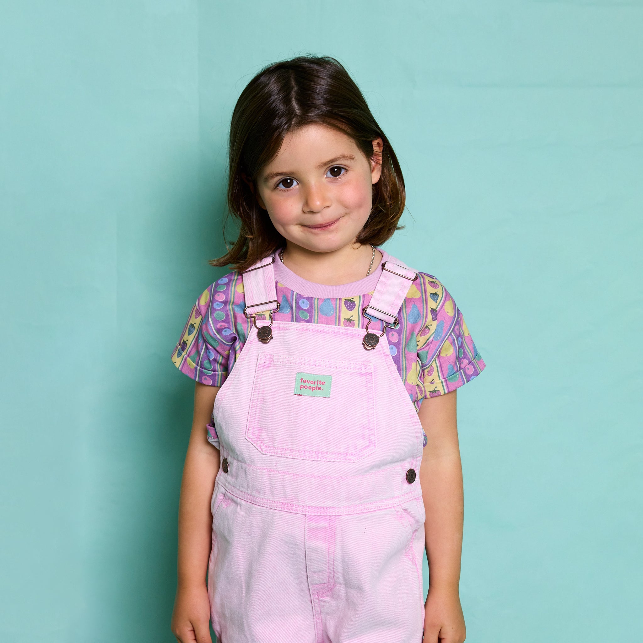 Salopette rose fuchsia