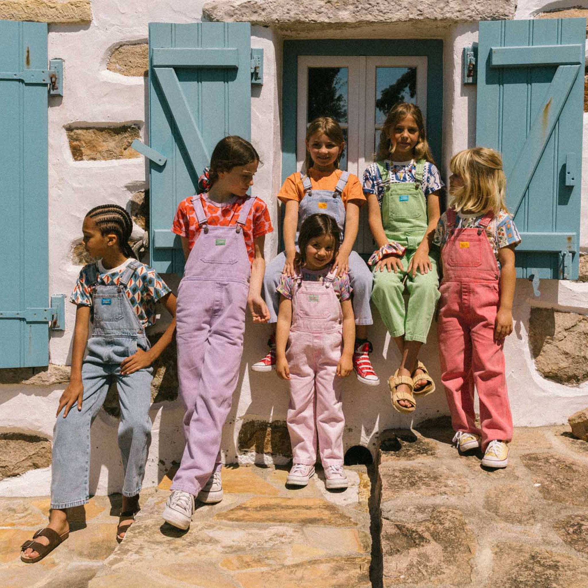 Salopette rose fuchsia