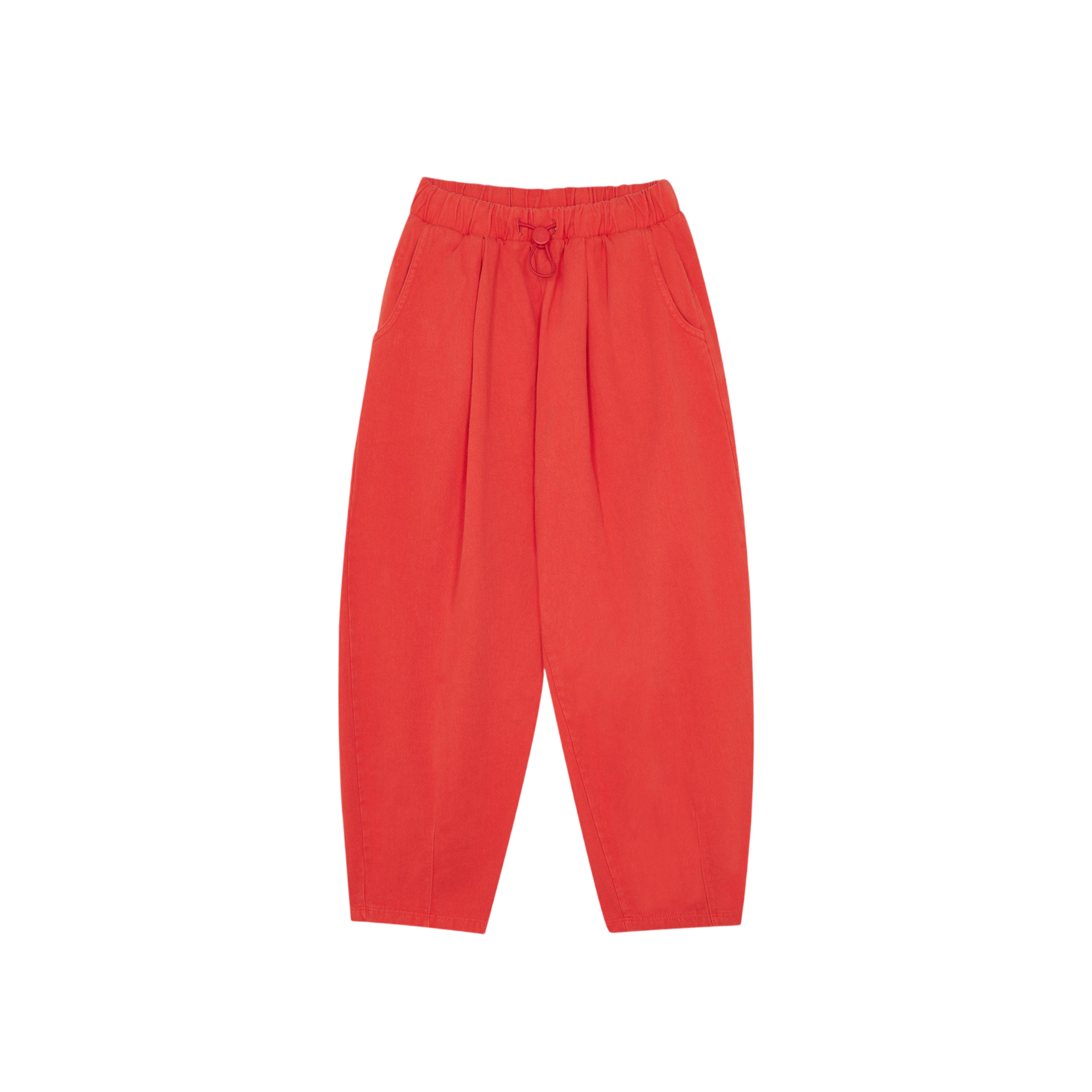 Pantalon rouge délavé