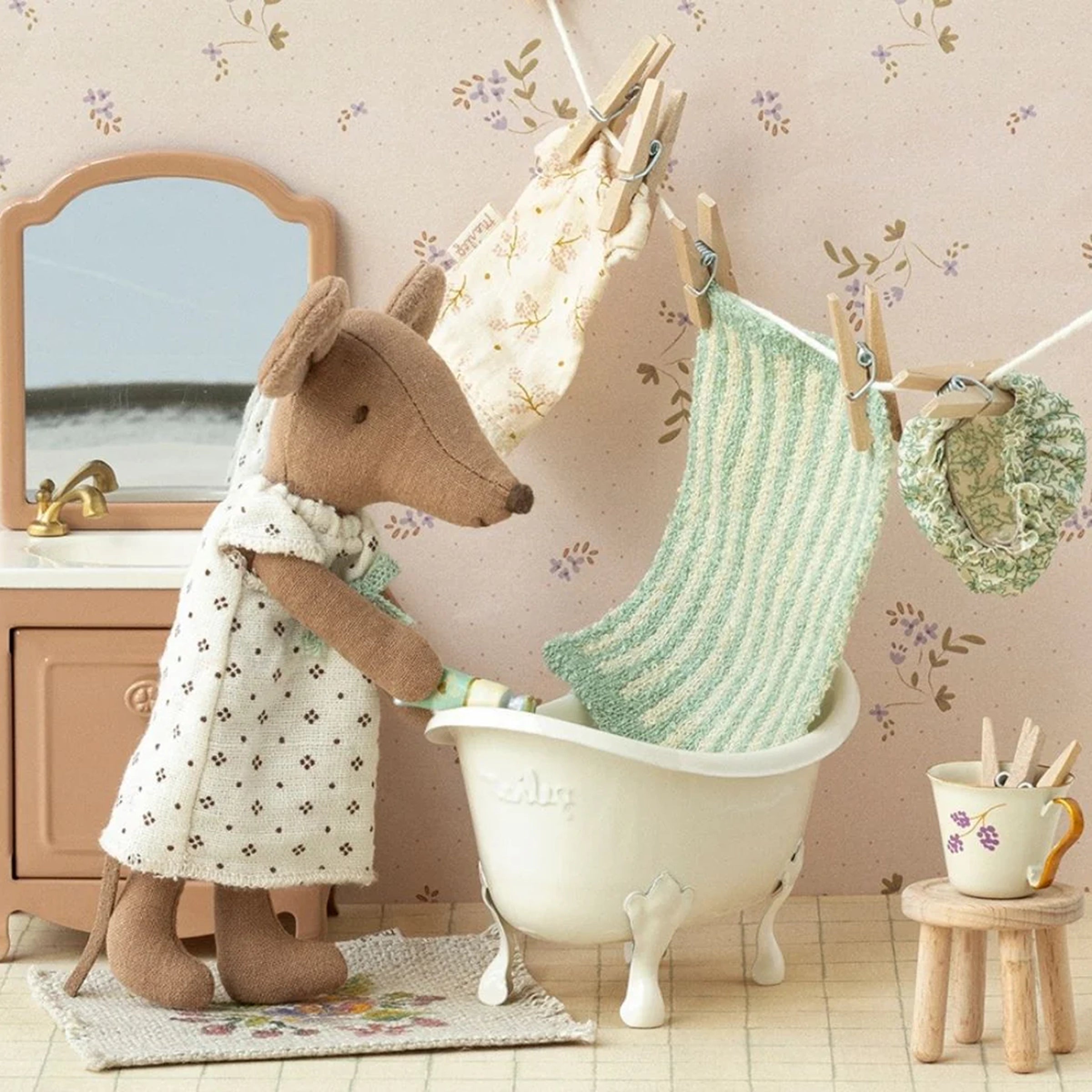 Maileg Badewanne Maus