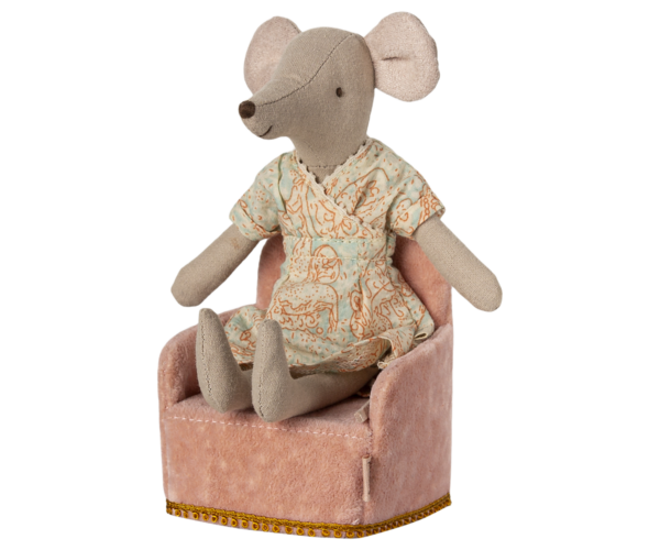 Fauteuil souris Maileg Rose