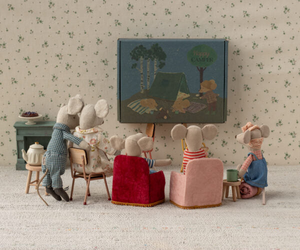 Fauteuil souris Maileg Rose