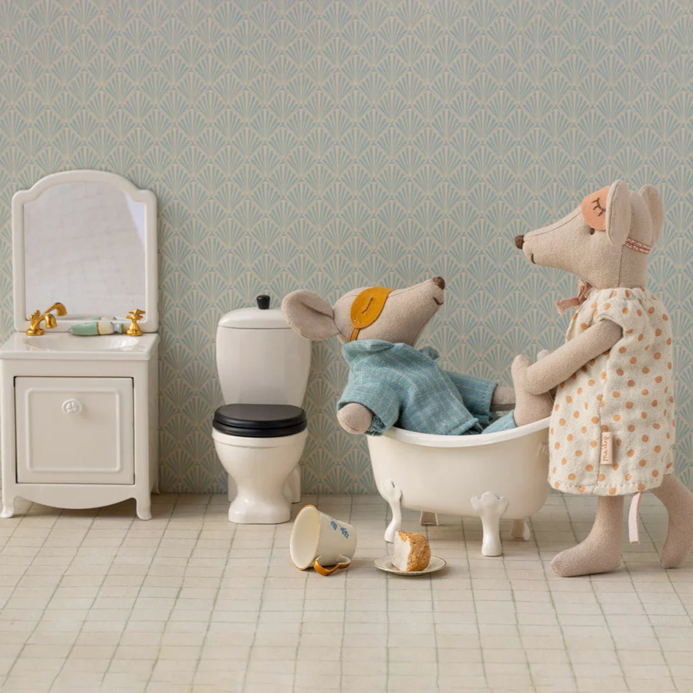 Maileg Commode de lavabo Crème