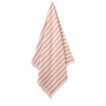 Serviette de plage Summer Coral blush creme de la creme stripe