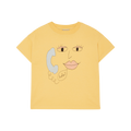 T-Shirt Face on the Phone Yellow