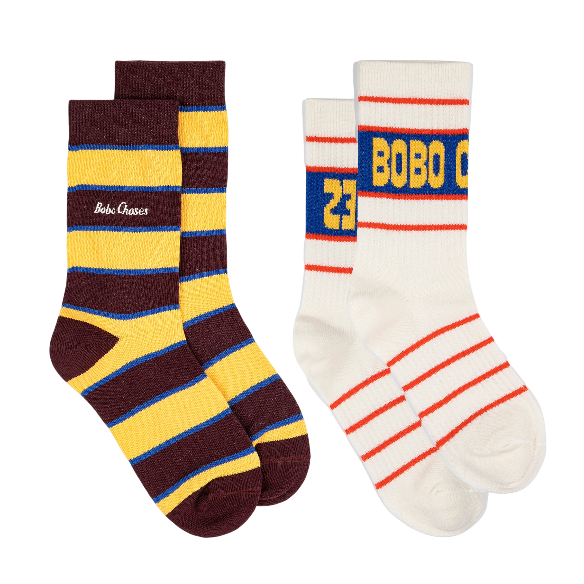 Chaussettes Bobo Choses, set de 2 multicolores