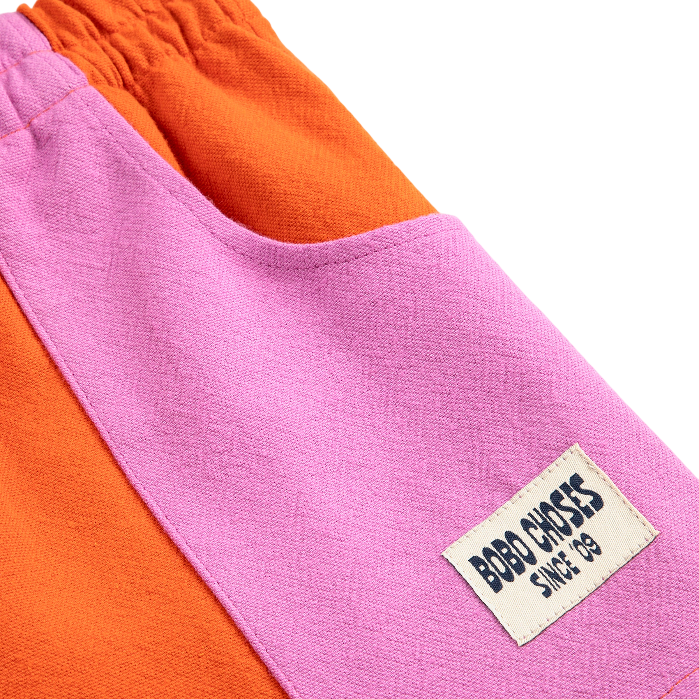 Short Bobo Choses Color Block Orange