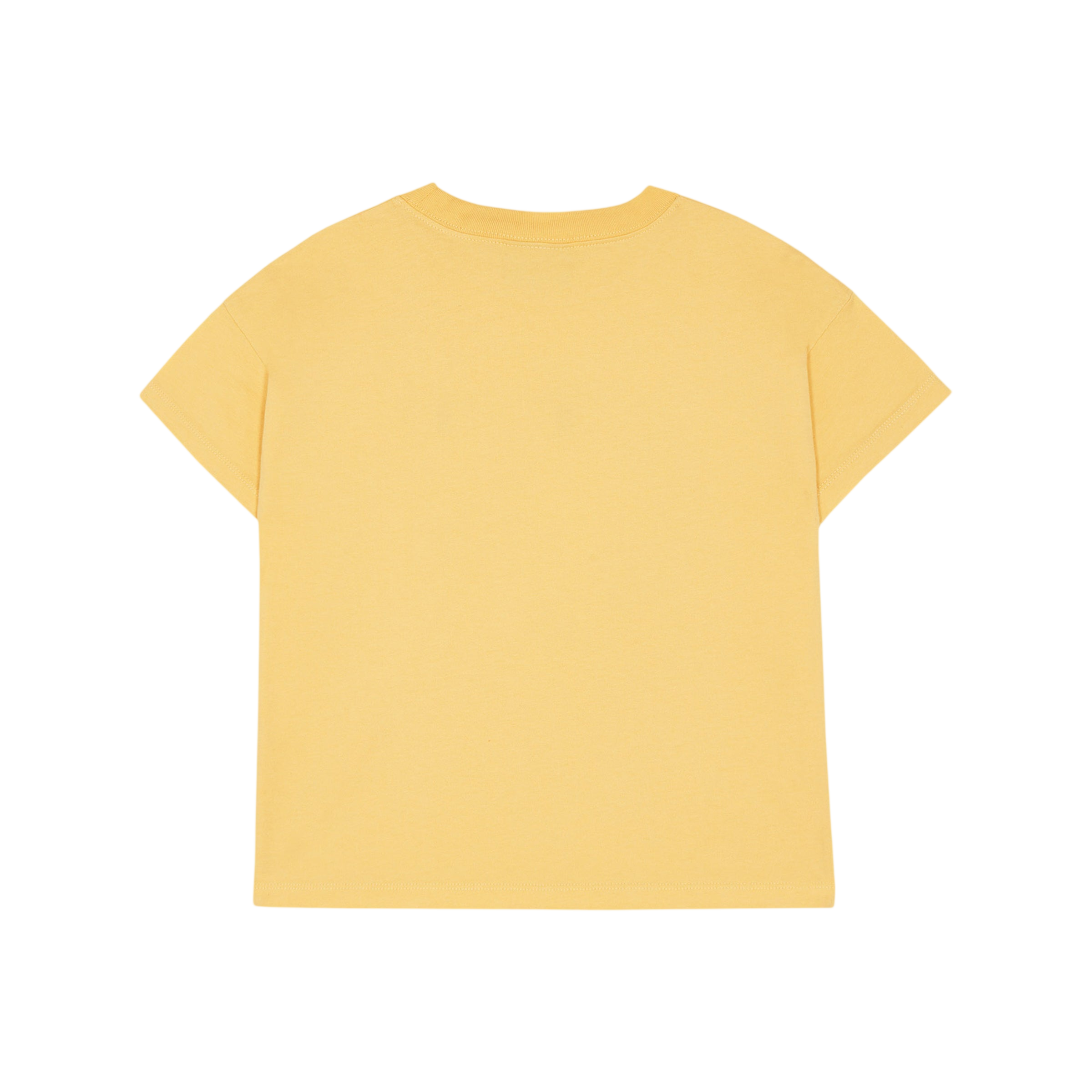 T-Shirt Face sur le téléphone jaune