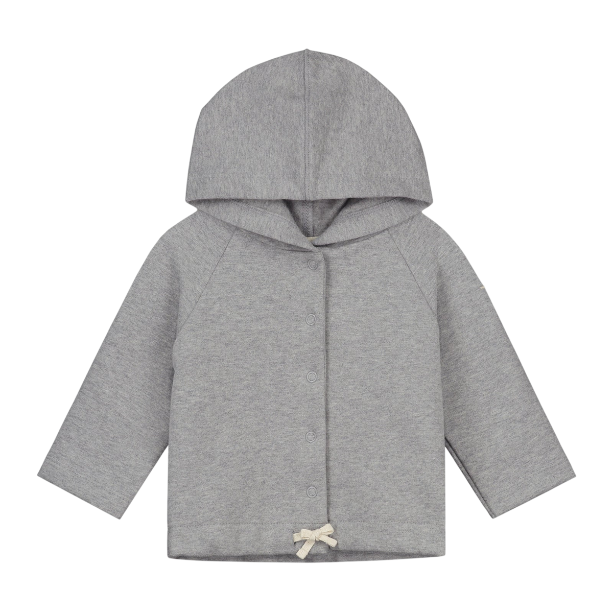 Baby Cardigan, Gray Melange
