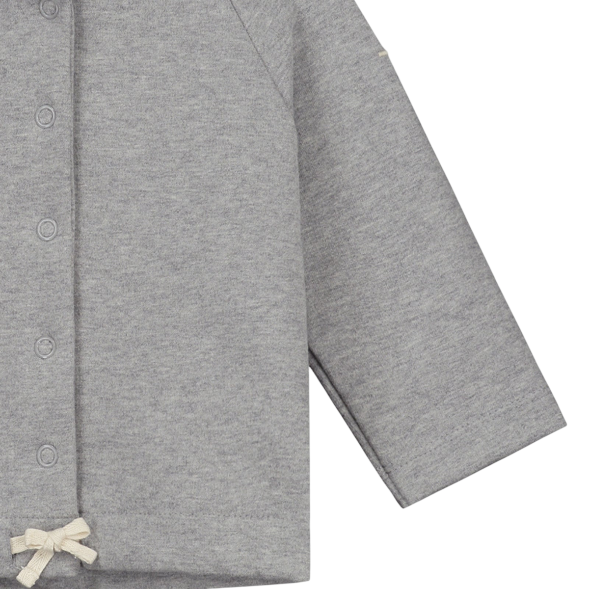 Baby Cardigan, Gray Melange