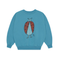 Sweatshirt Ladybug Blue