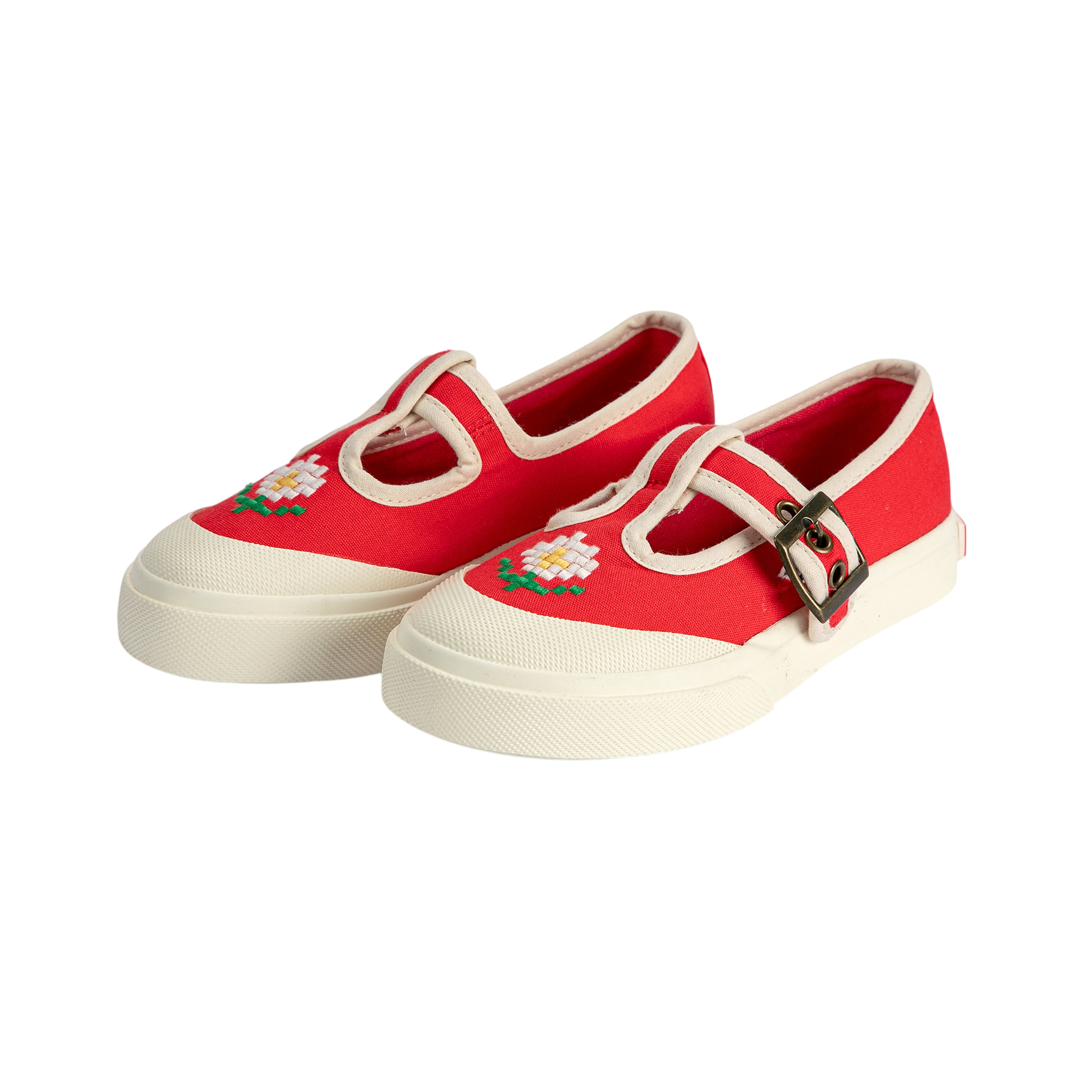 Sandalen Pixel Daisy Red