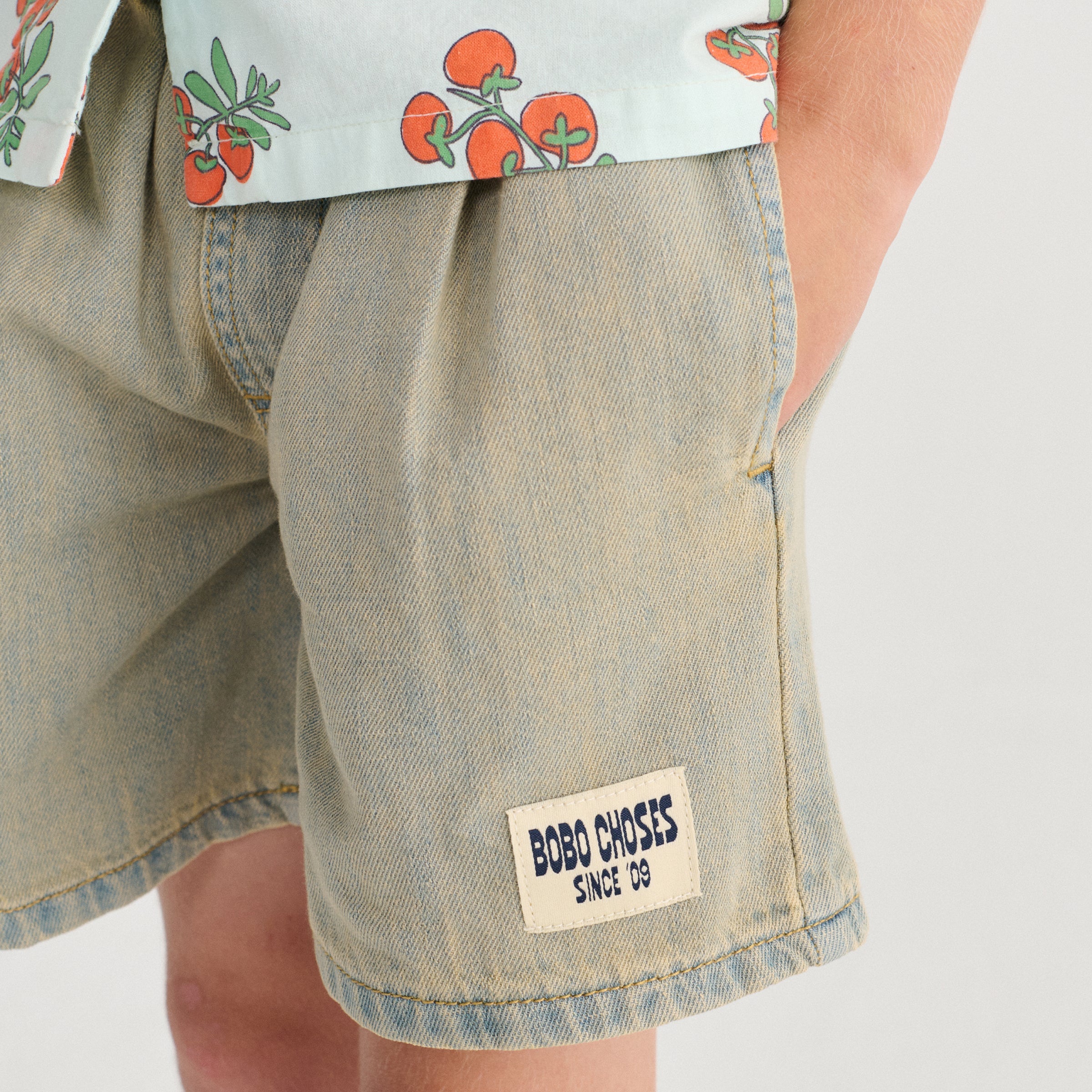 Bermuda Bobo Choses Depuis 09 Bleu de Prusse