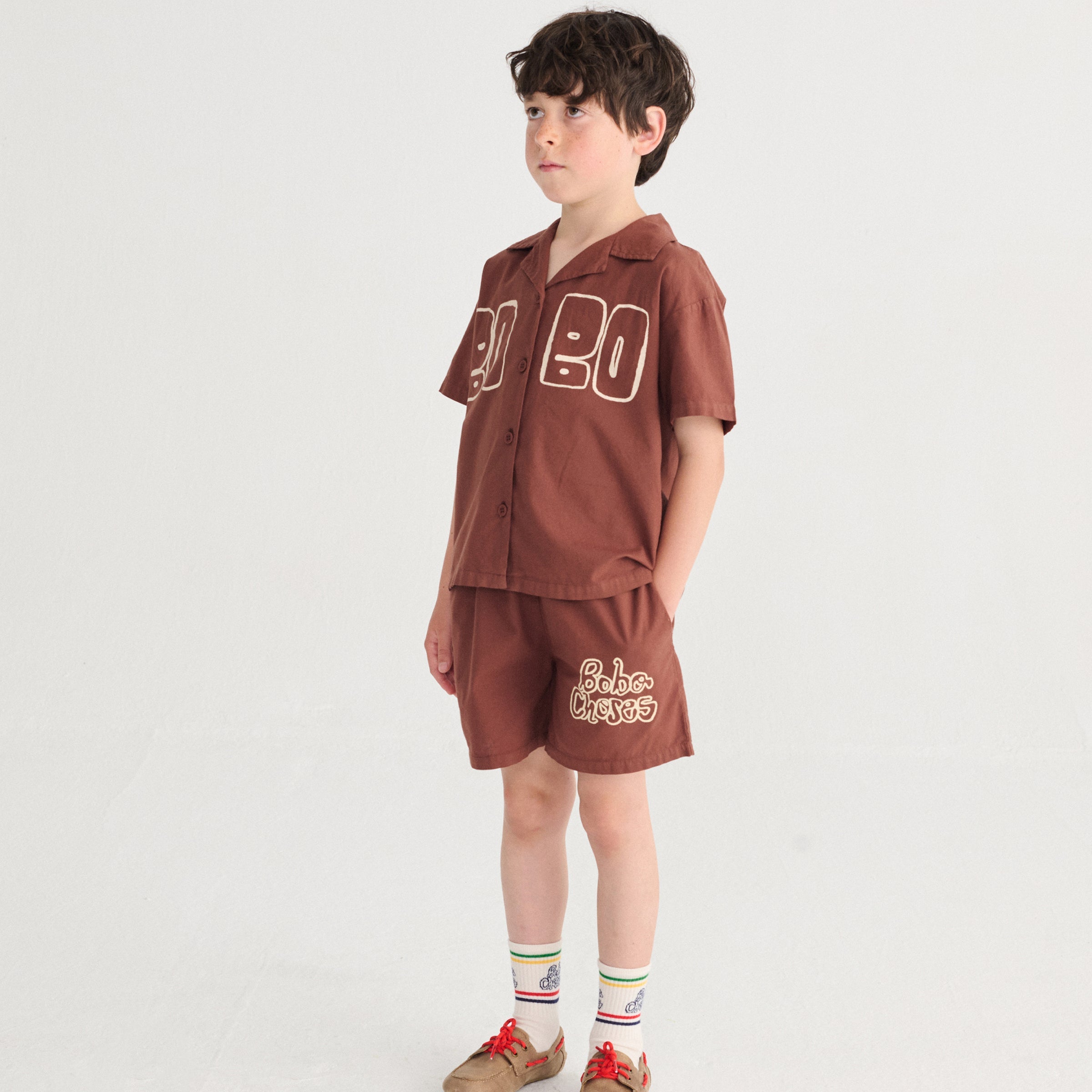 Bermuda Bobo Choses By Hand Brown
