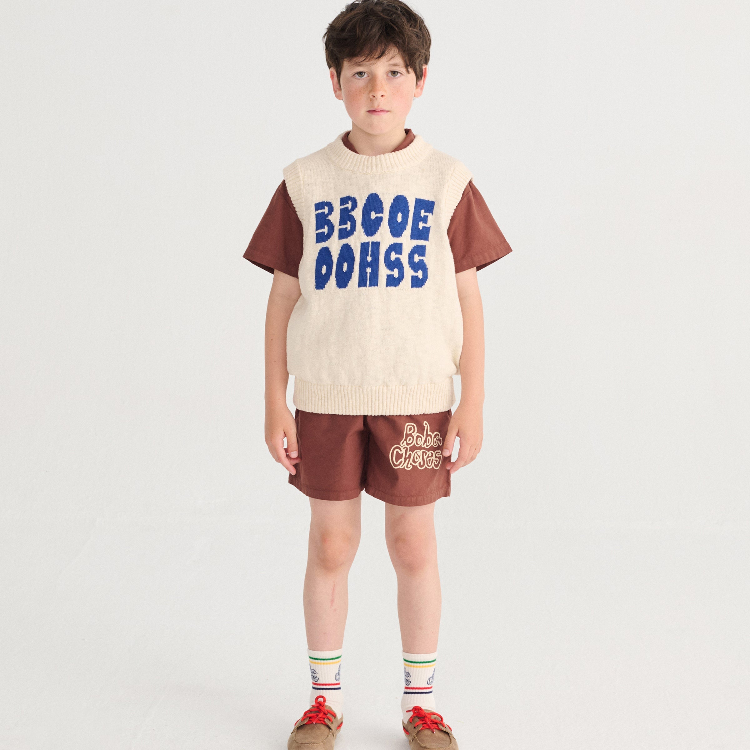 Bermuda Bobo Choses By Hand Brown