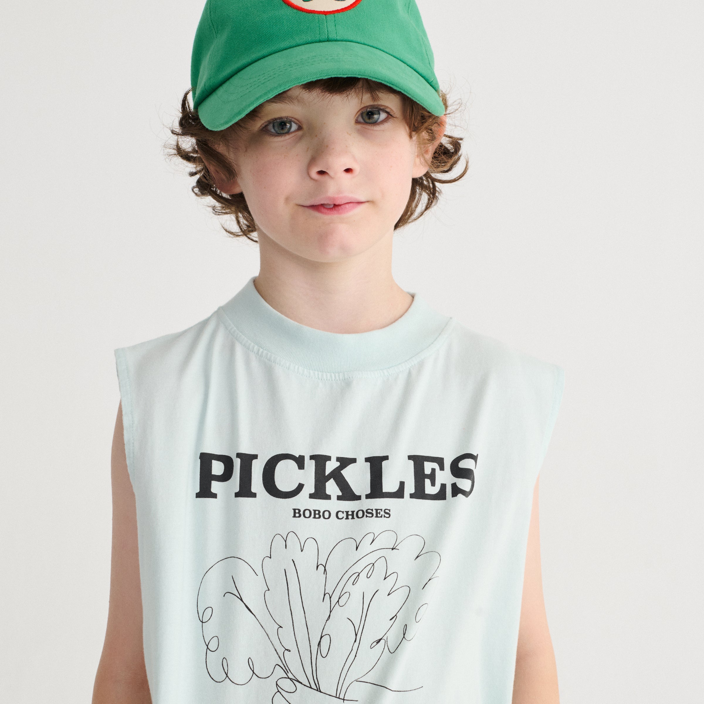T-shirt Bunch Of Vegetables Light Blue