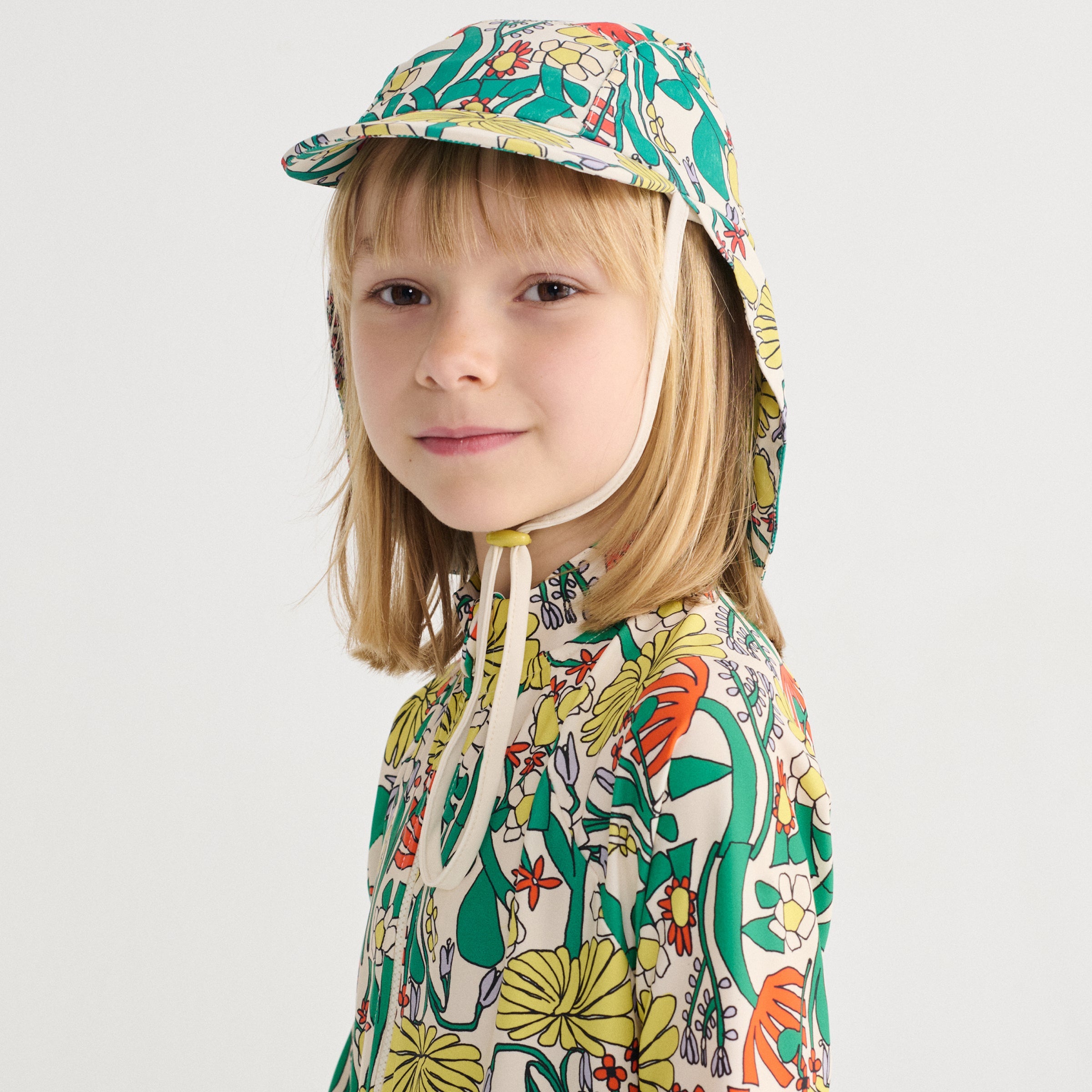Chapeau de soleil UV Color Herbalist blanc cassé