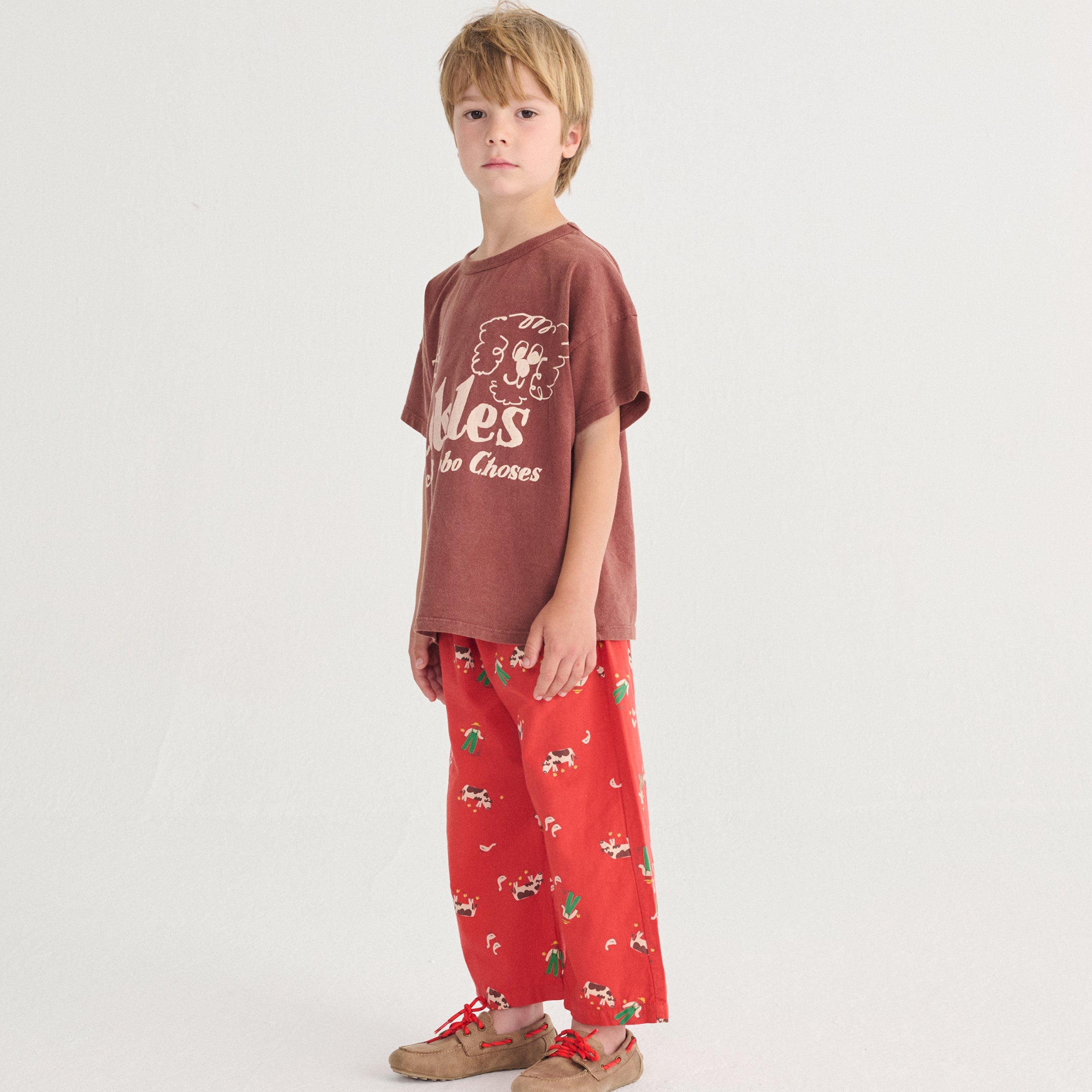 T-shirt Pickles The Dog Brown