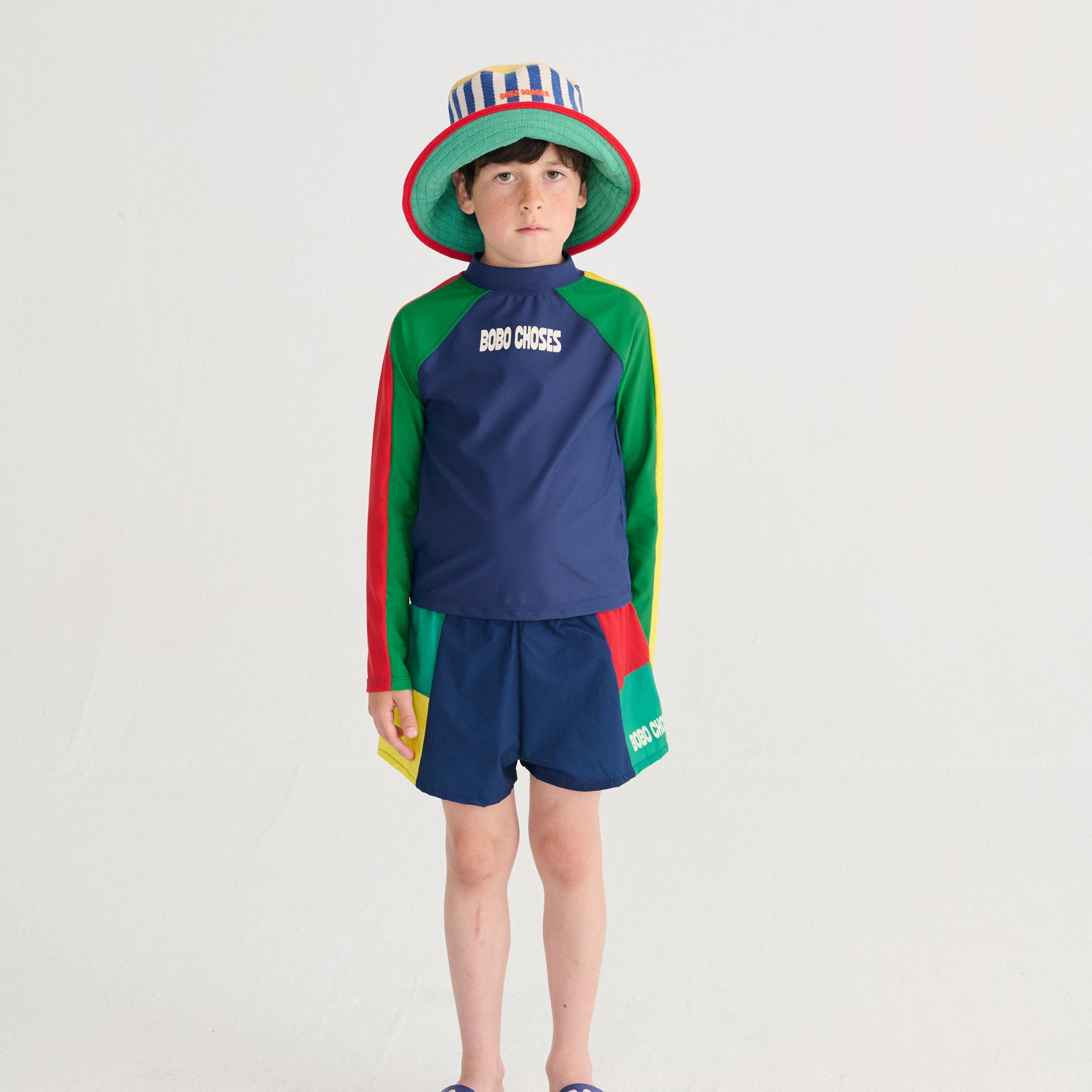 Bobo Choses Striped Multicolor sun hat