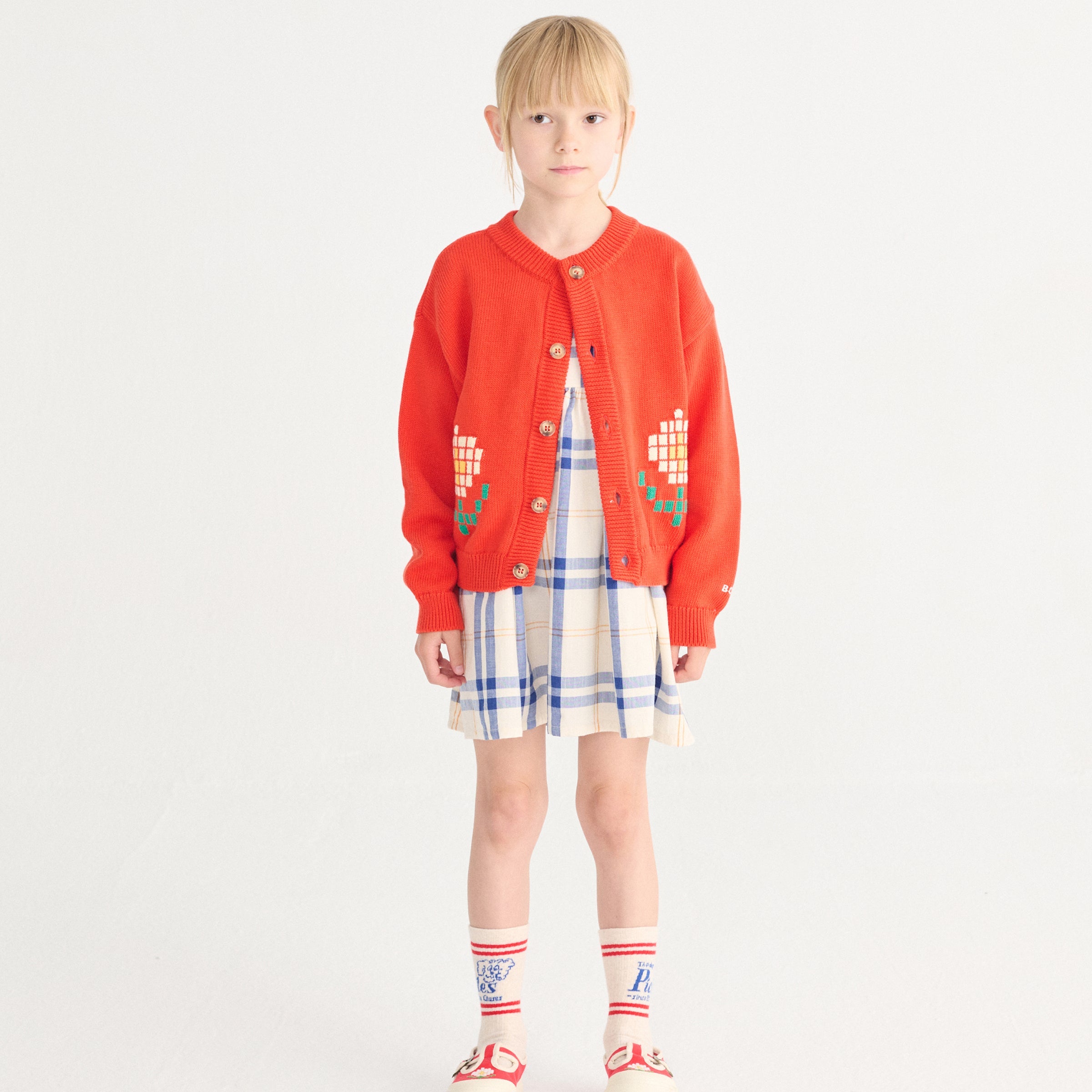 Sandalen Pixel Daisy Red