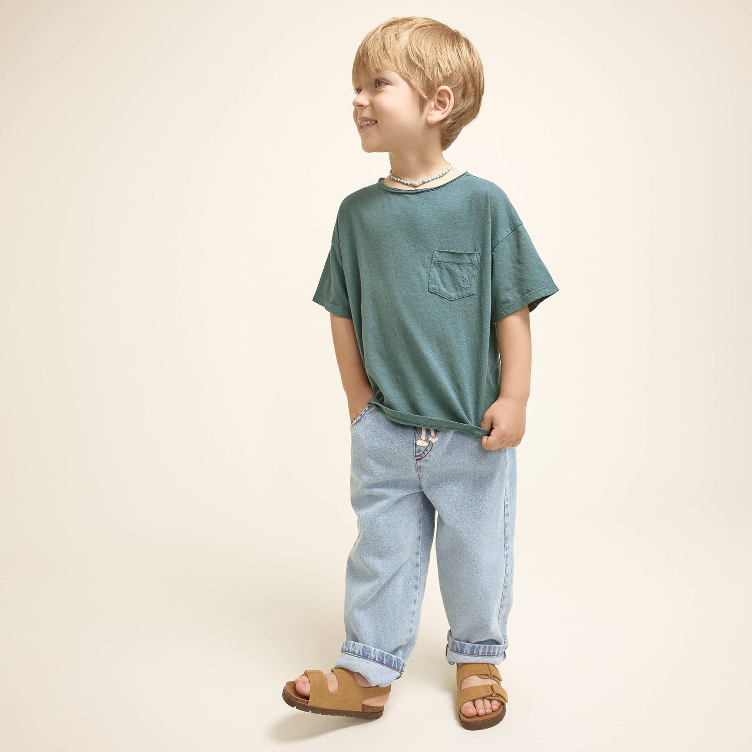 Pantalon Denim Bleach