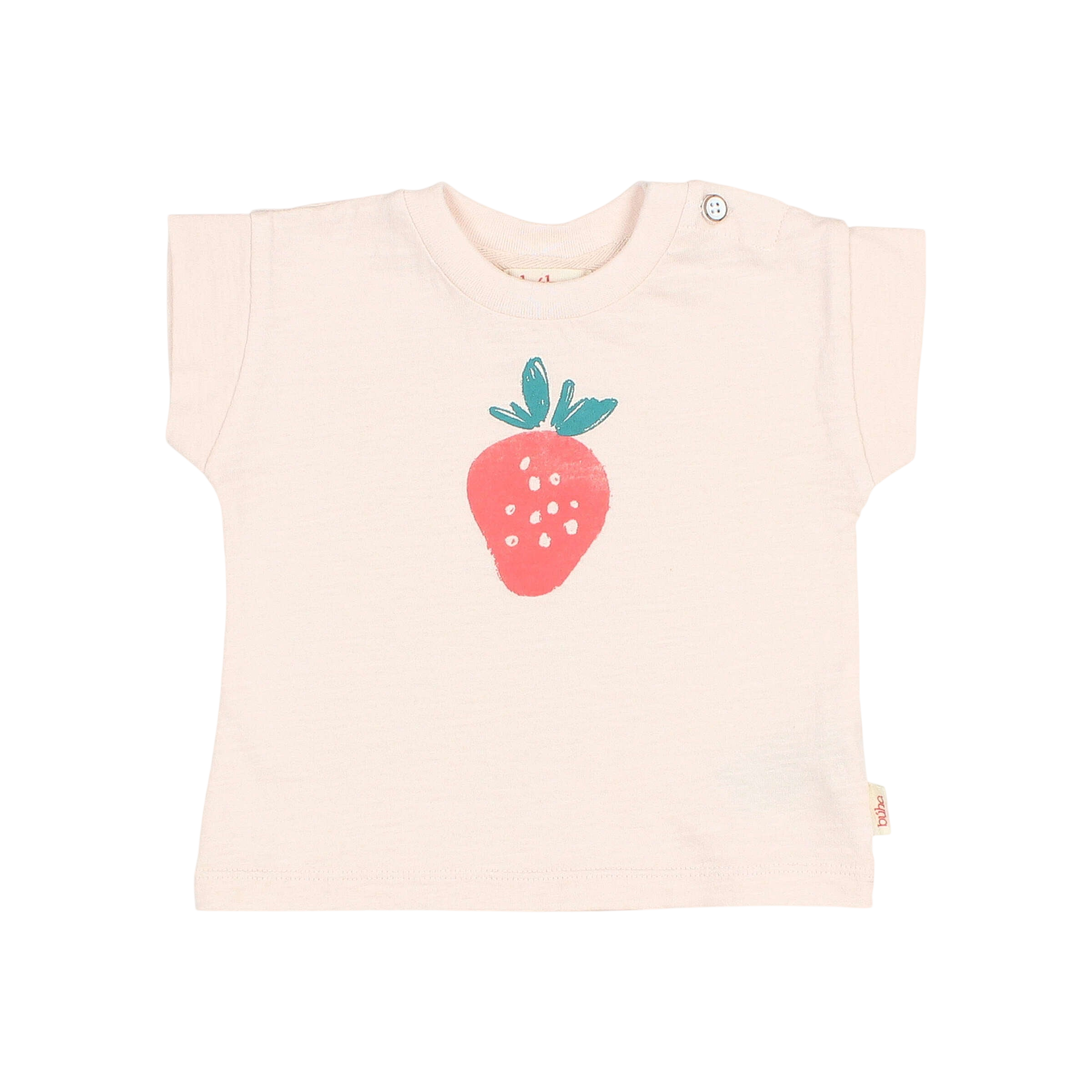 Baby T-Shirts Fresa Cream Pink