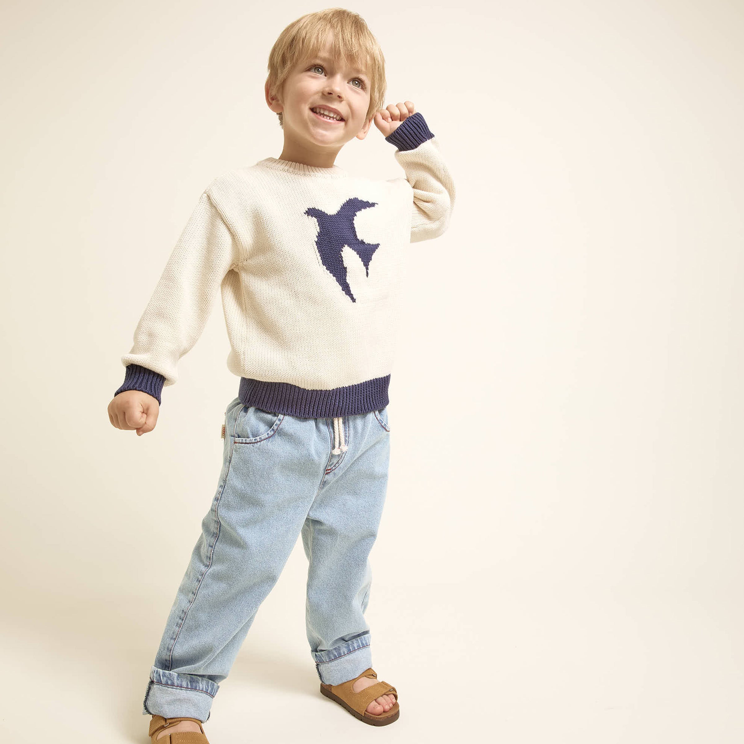 Pantalon Denim Bleach