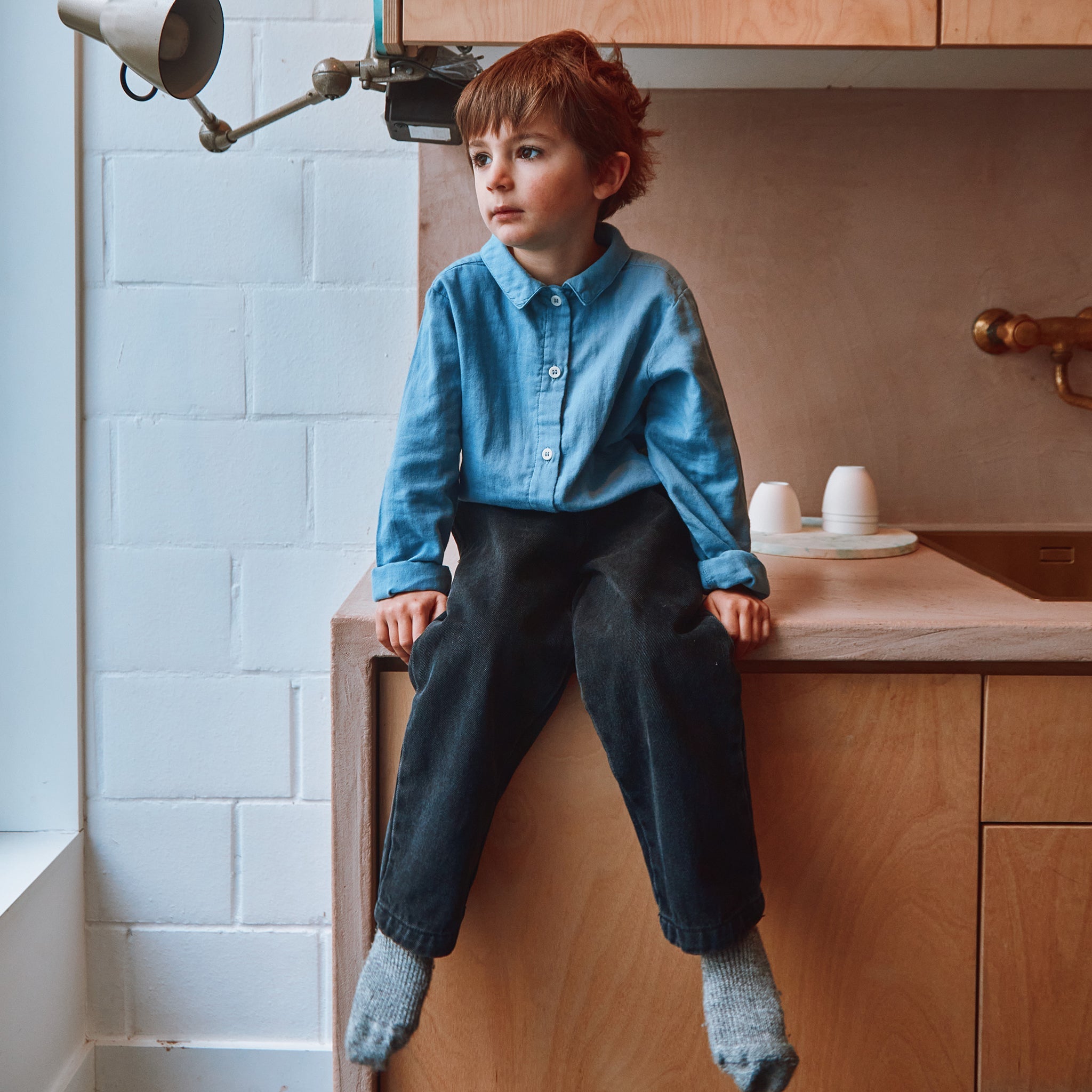 Hemd Belladone Faded Denim
