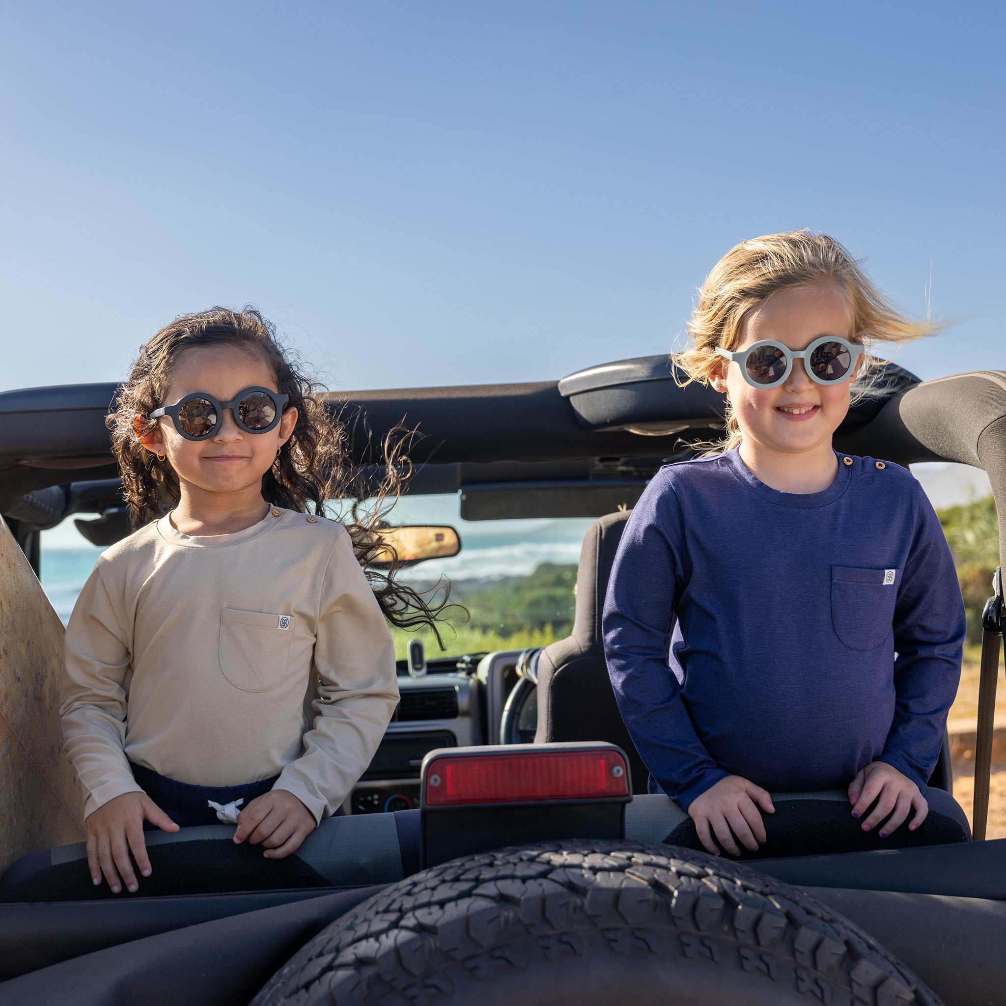 Baby long-sleeved shirt UVP 50+ Sea Blue