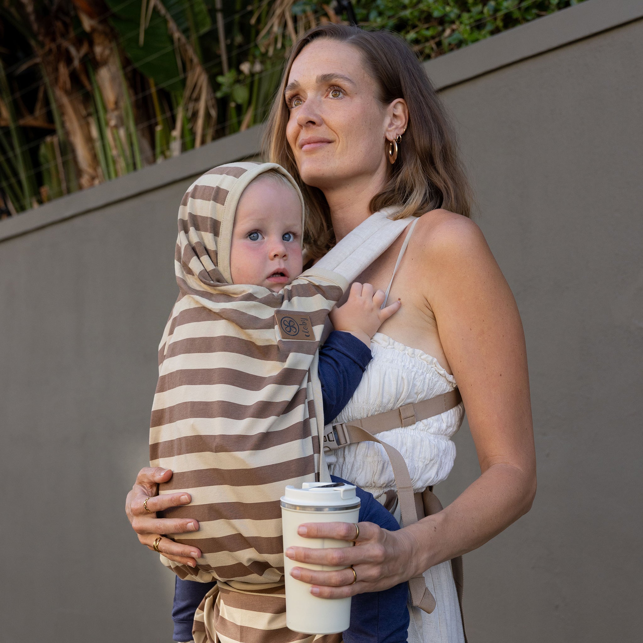 UV Decke Peanut/Sandy Stripe