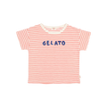 T-shirt Stripes Coral