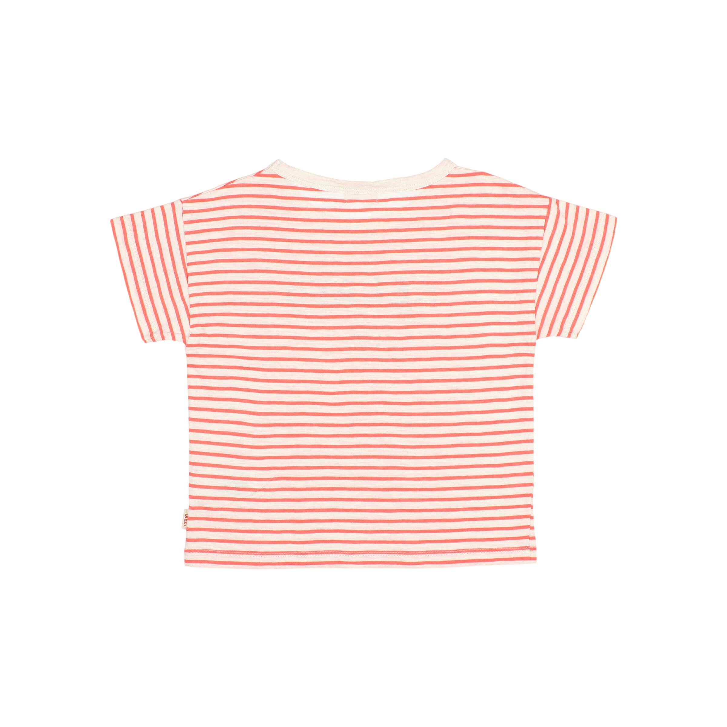 T-shirt Stripes Coral