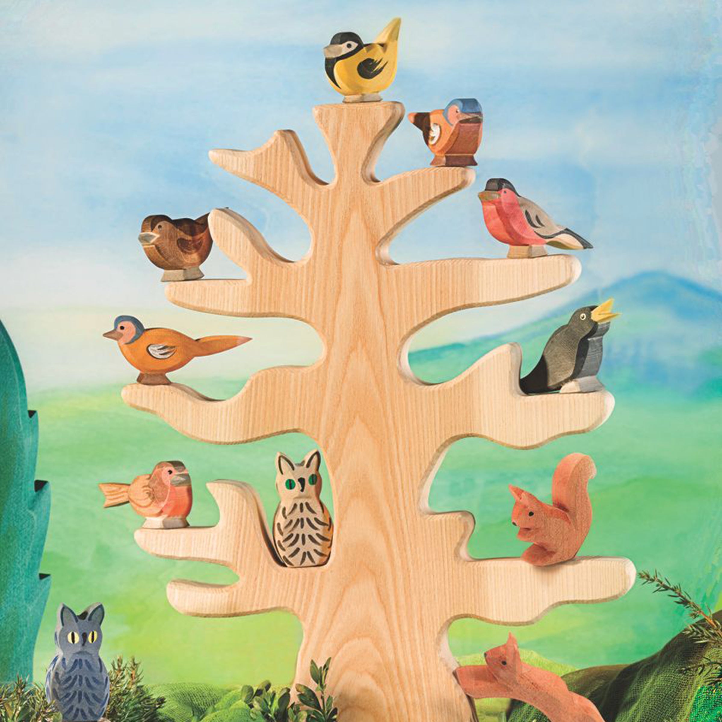 Ostheimer titmouse wood