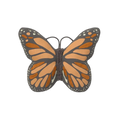 Kissen Schmetterling Terracotta
