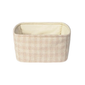 Corbeille Tissu Vichy Rose