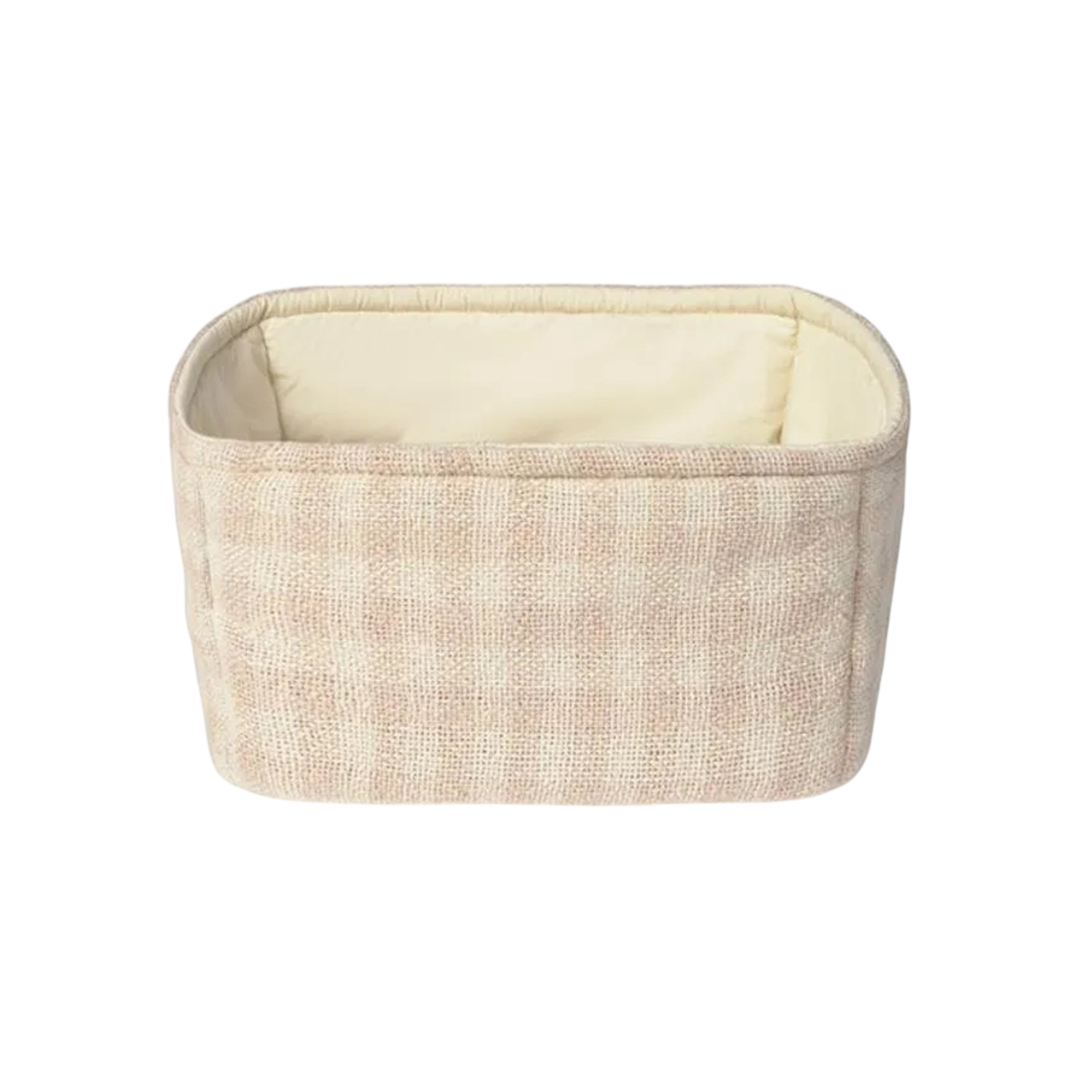 Korb Stoff Vichy Rose