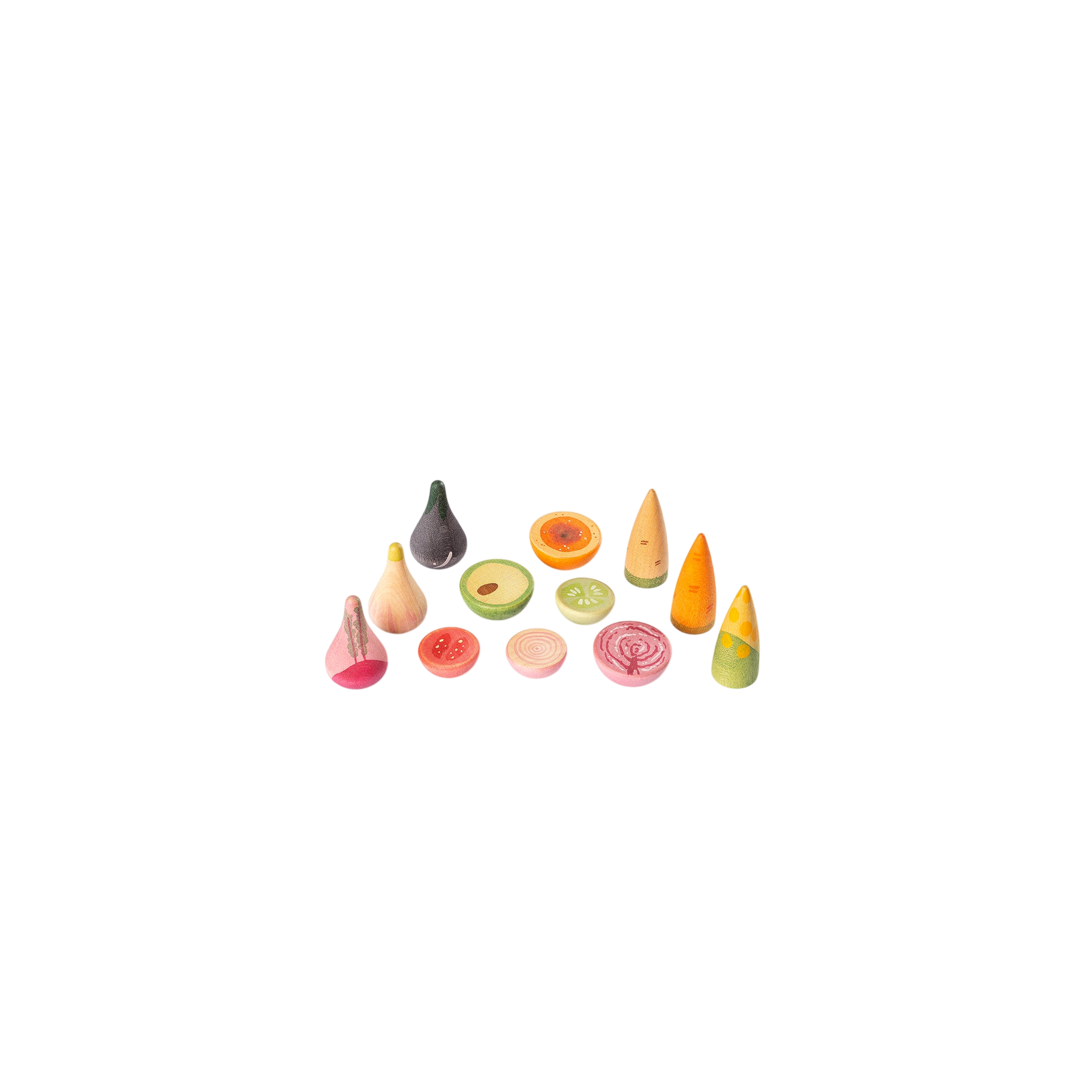Wooden figures vegetables Grapat
