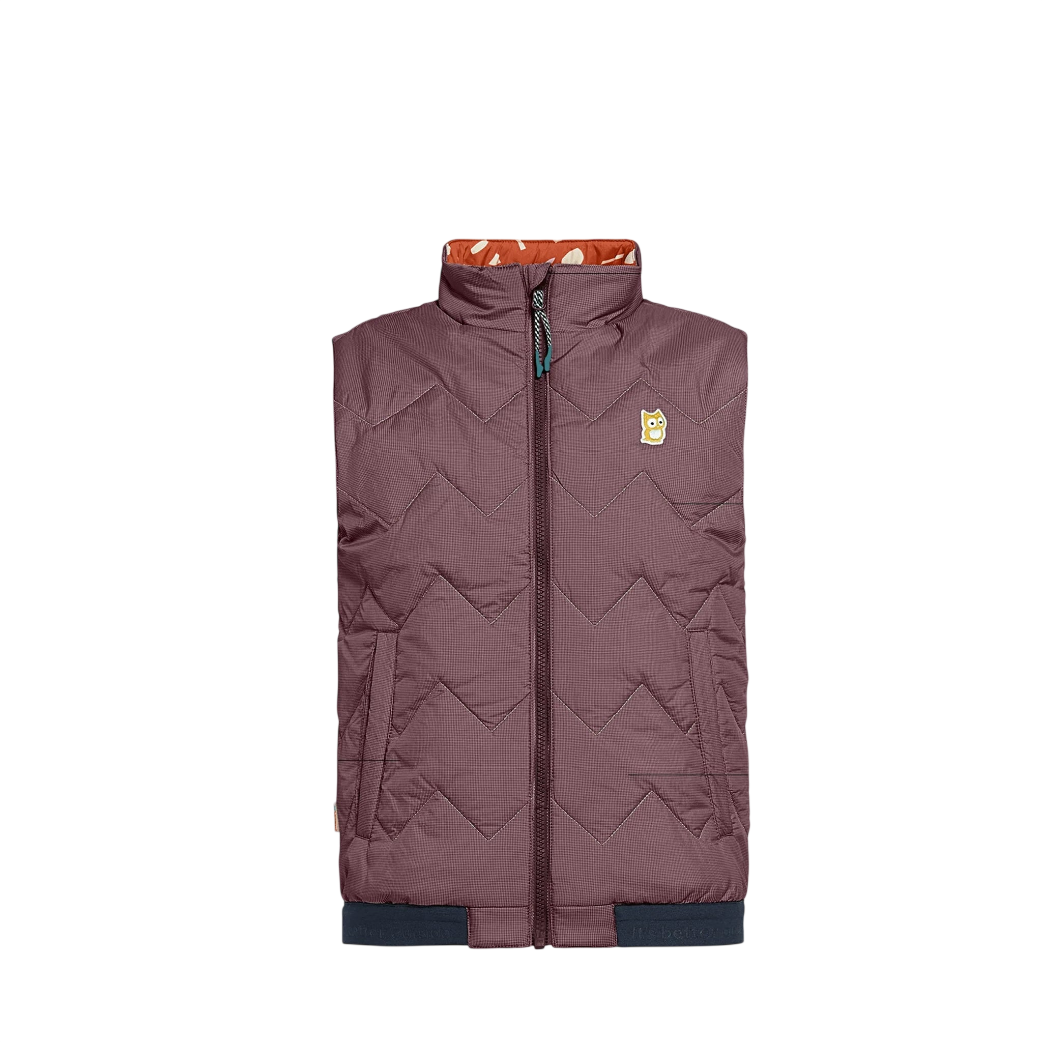 Gilet réversible PrimaLoft Icon "Underground" Mulberry / Amber