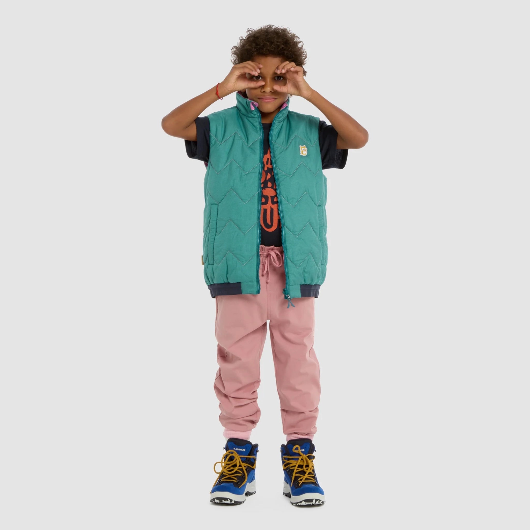 Gilet réversible PrimaLoft Icon "Underground" Jade green / Taffy