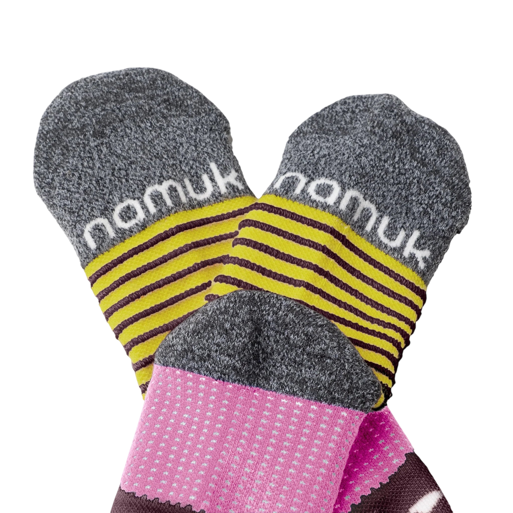 Wandersocken Peak Merino Mulberry / Canary