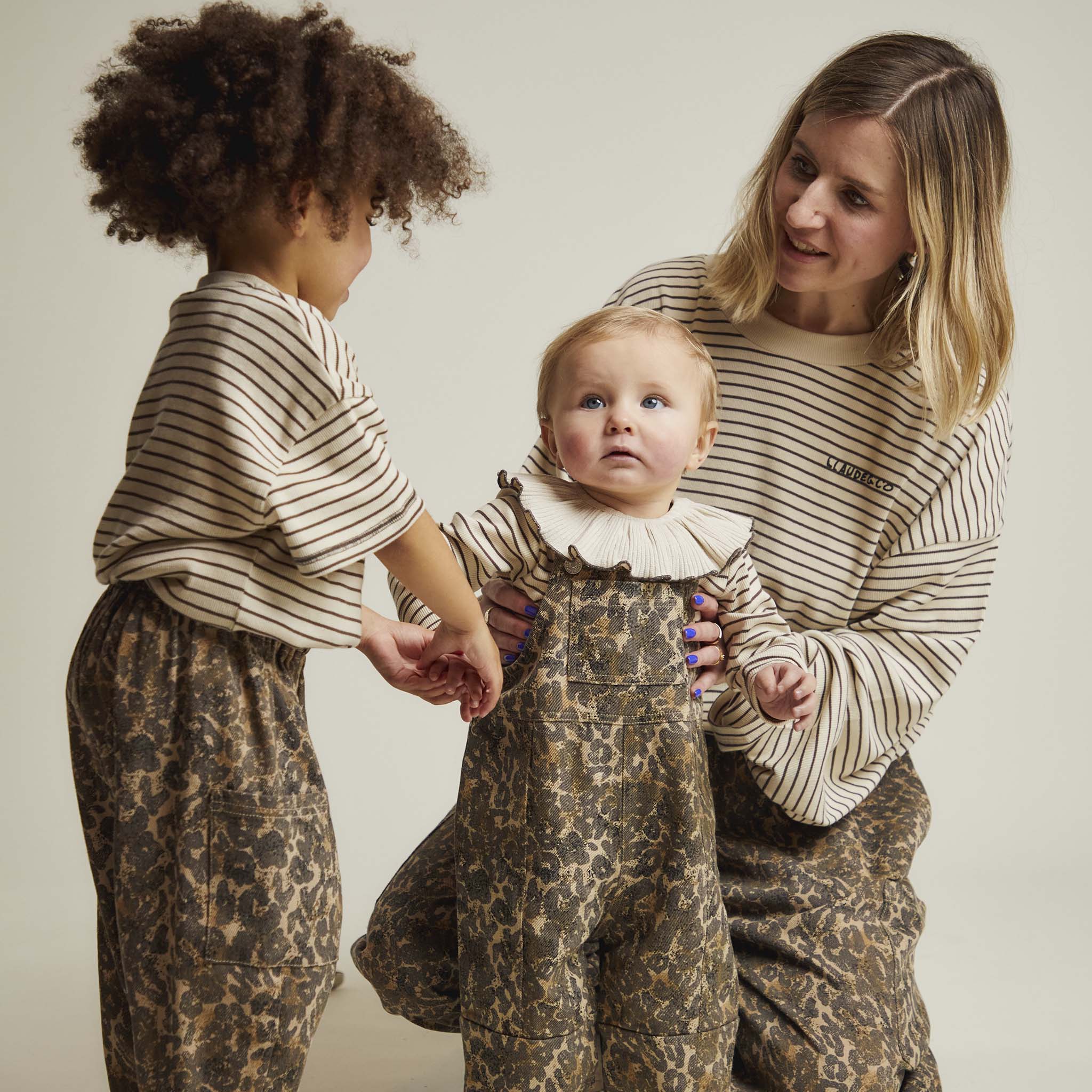 Blythe Leopard Dungaree Leopard Print