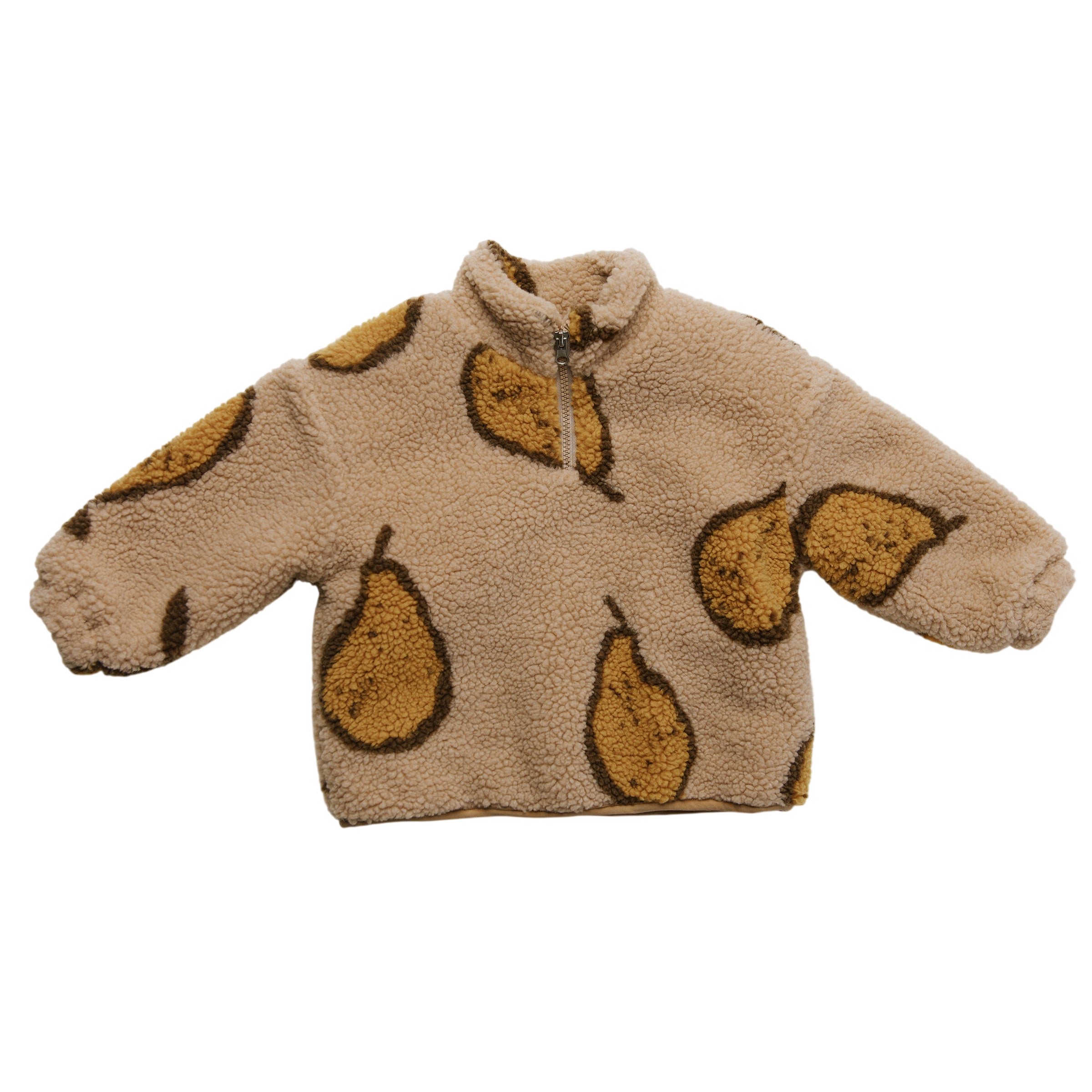 Drew Almond Pear Borg Jacket Almond