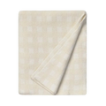 Strickdecke Vichy Ivory