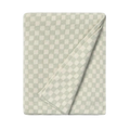 Strickdecke Tiles Blue Sage